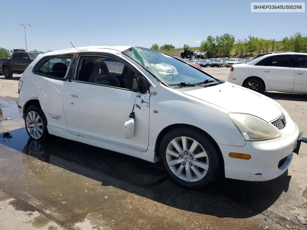 2005 Honda Civic Si VIN: SHHEP33645U500298 Lot: 56755175