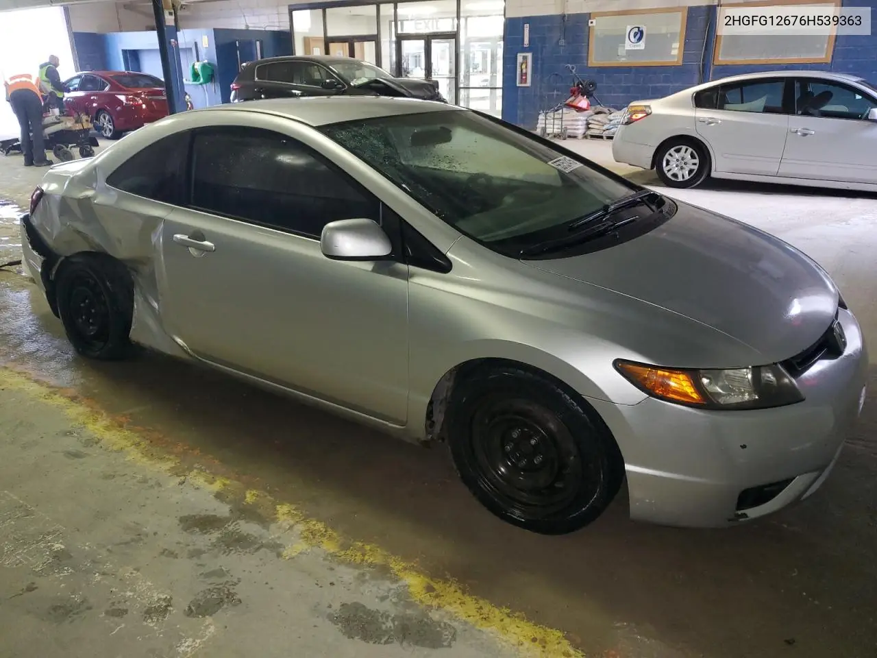 2006 Honda Civic Lx VIN: 2HGFG12676H539363 Lot: 55757415