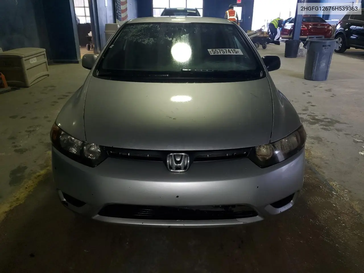 2006 Honda Civic Lx VIN: 2HGFG12676H539363 Lot: 55757415