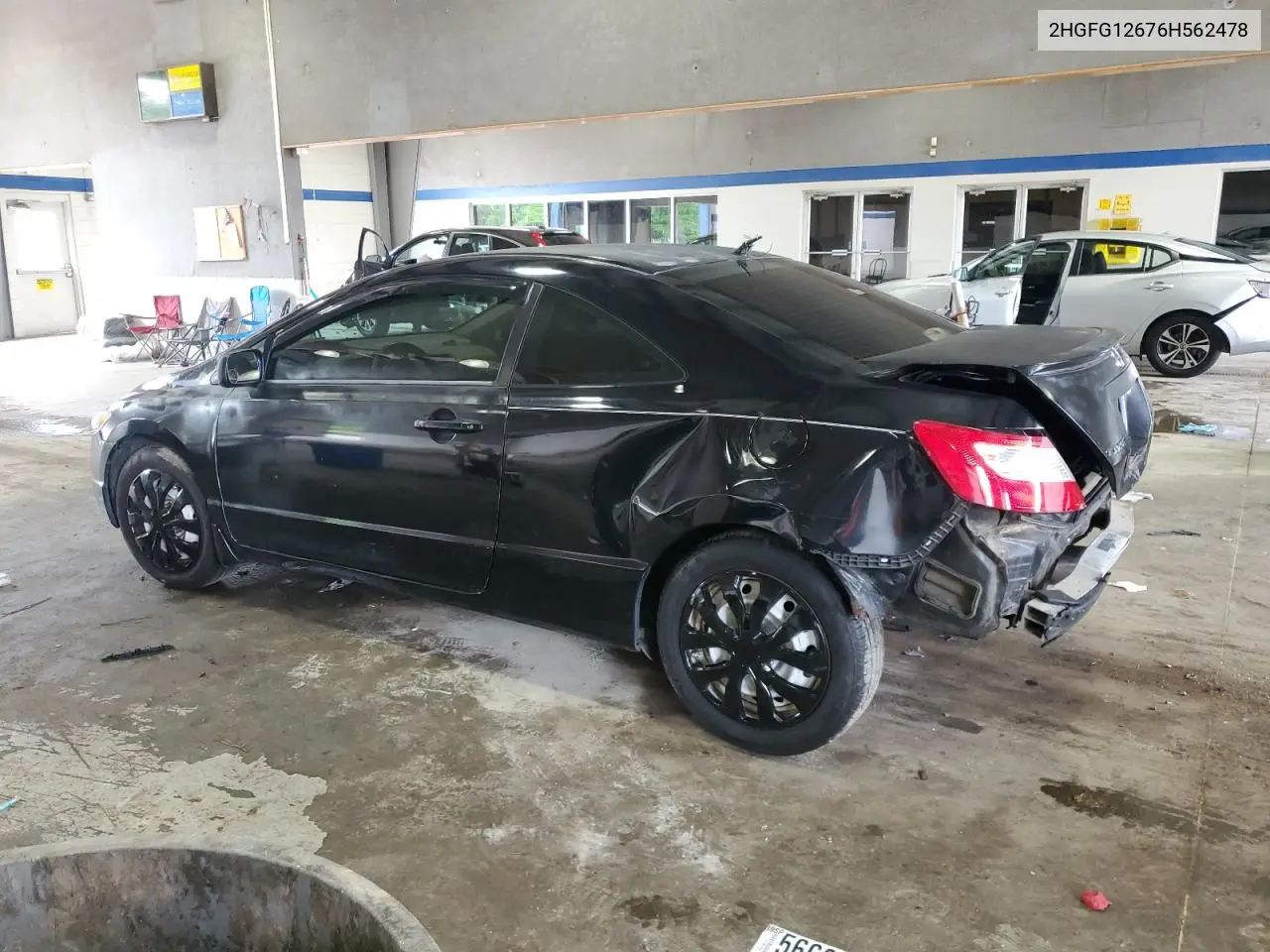 2006 Honda Civic Lx VIN: 2HGFG12676H562478 Lot: 56780405