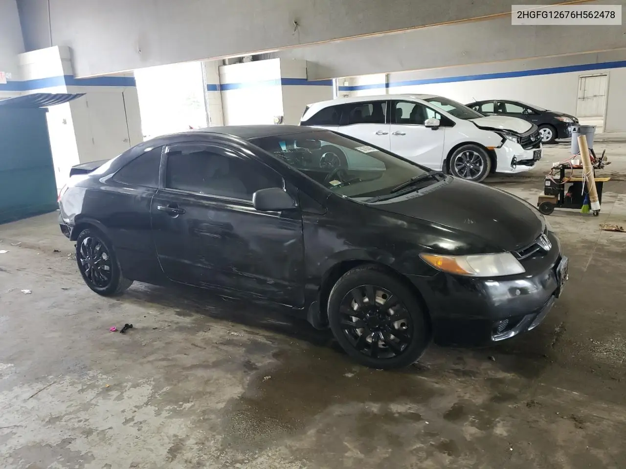 2006 Honda Civic Lx VIN: 2HGFG12676H562478 Lot: 56780405