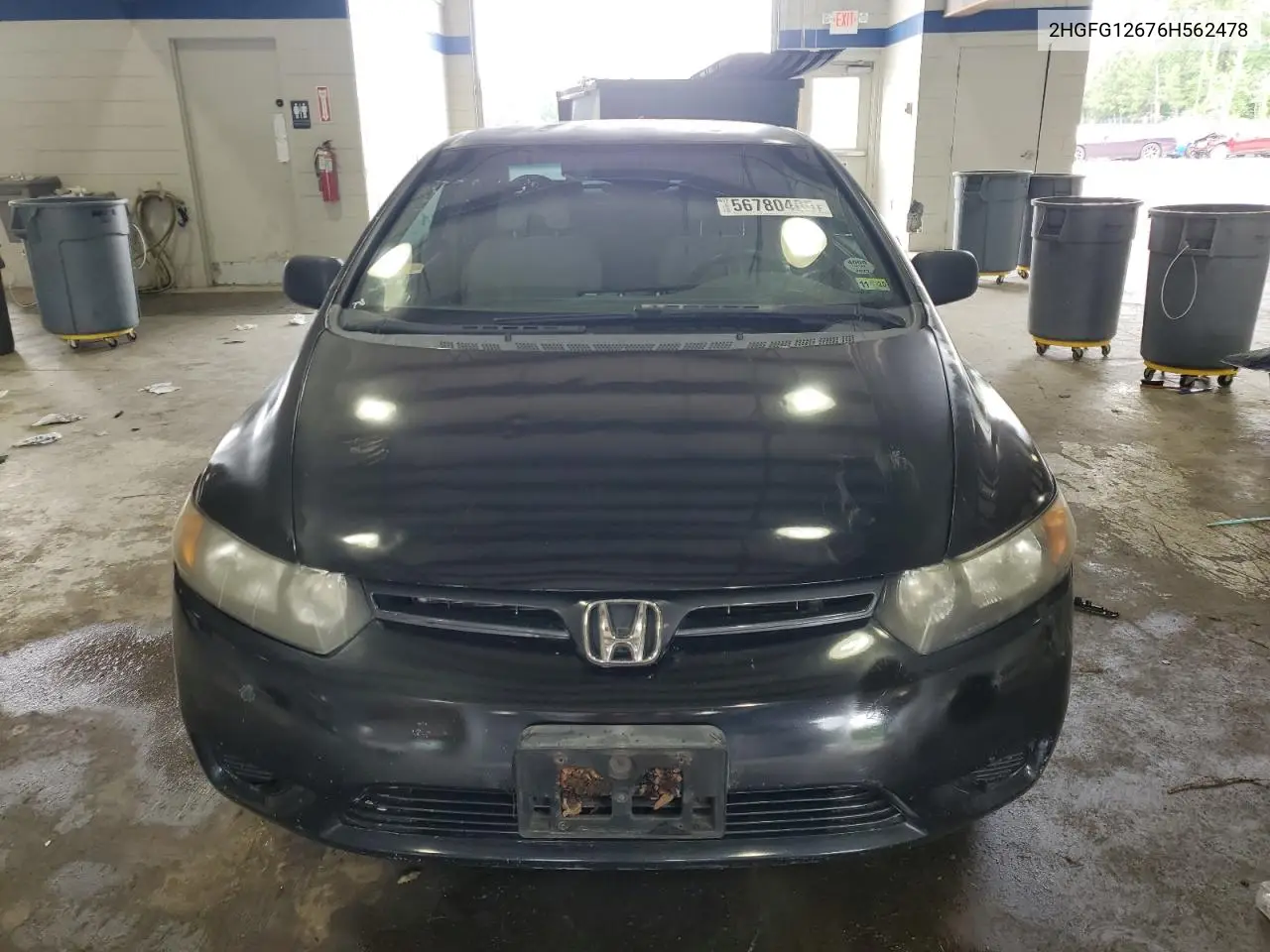 2006 Honda Civic Lx VIN: 2HGFG12676H562478 Lot: 56780405