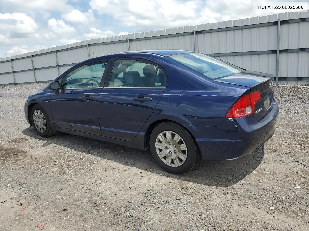 2006 Honda Civic Dx VIN: 1HGFA162X6L025566 Lot: 57087615