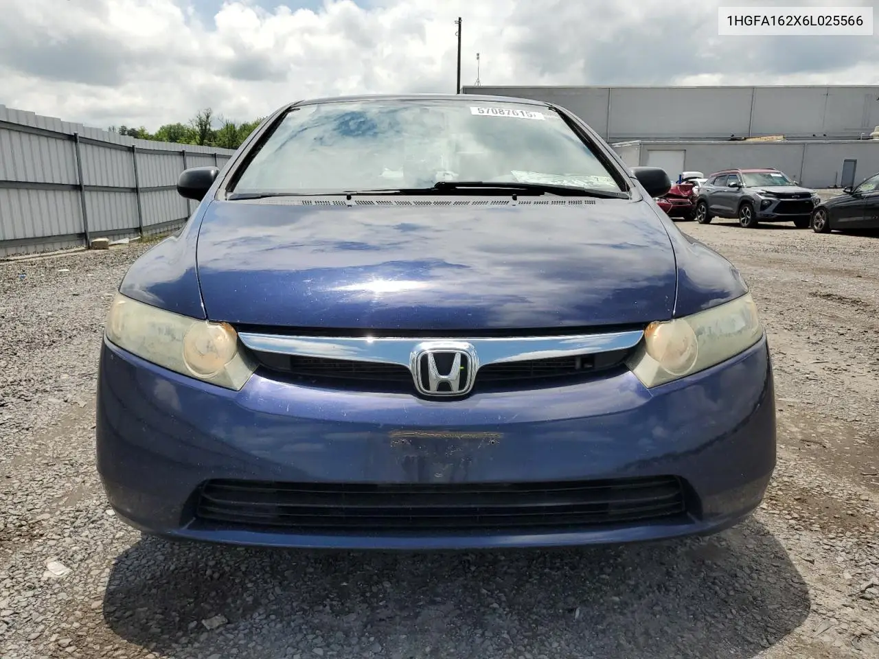 2006 Honda Civic Dx VIN: 1HGFA162X6L025566 Lot: 57087615