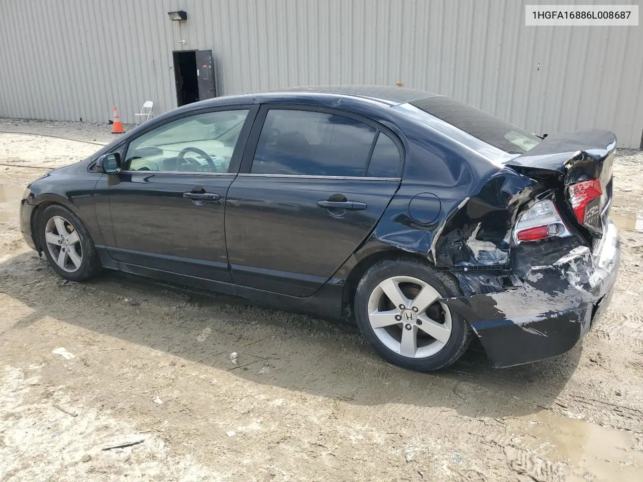 2006 Honda Civic Ex VIN: 1HGFA16886L008687 Lot: 57110395