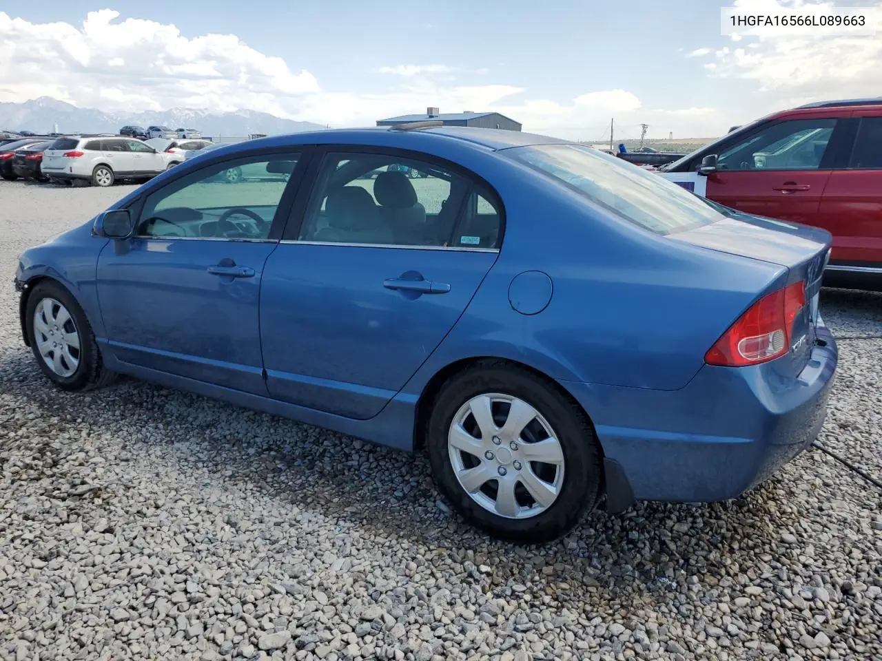 2006 Honda Civic Lx VIN: 1HGFA16566L089663 Lot: 62743125