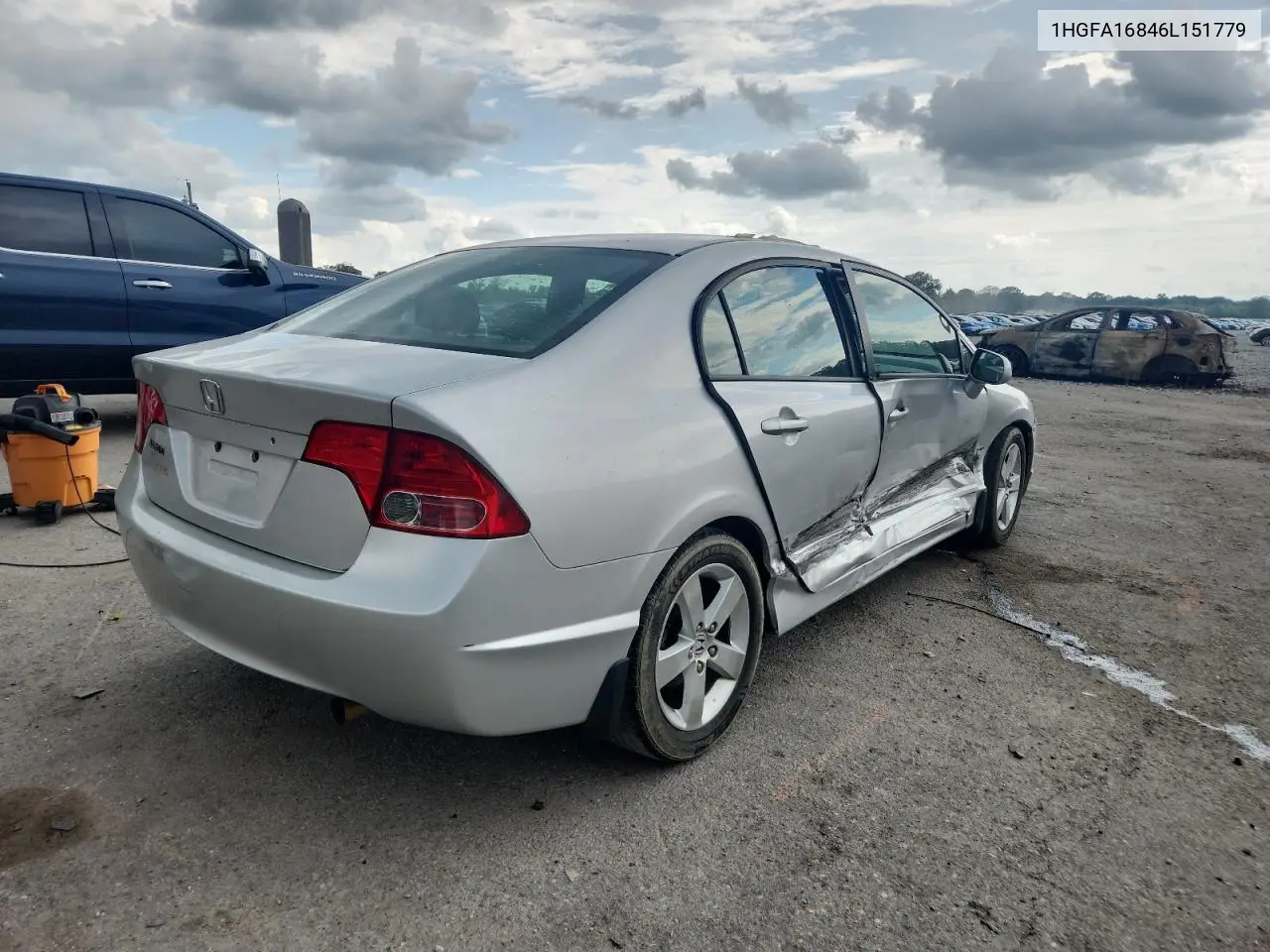 2006 Honda Civic Ex VIN: 1HGFA16846L151779 Lot: 62922675
