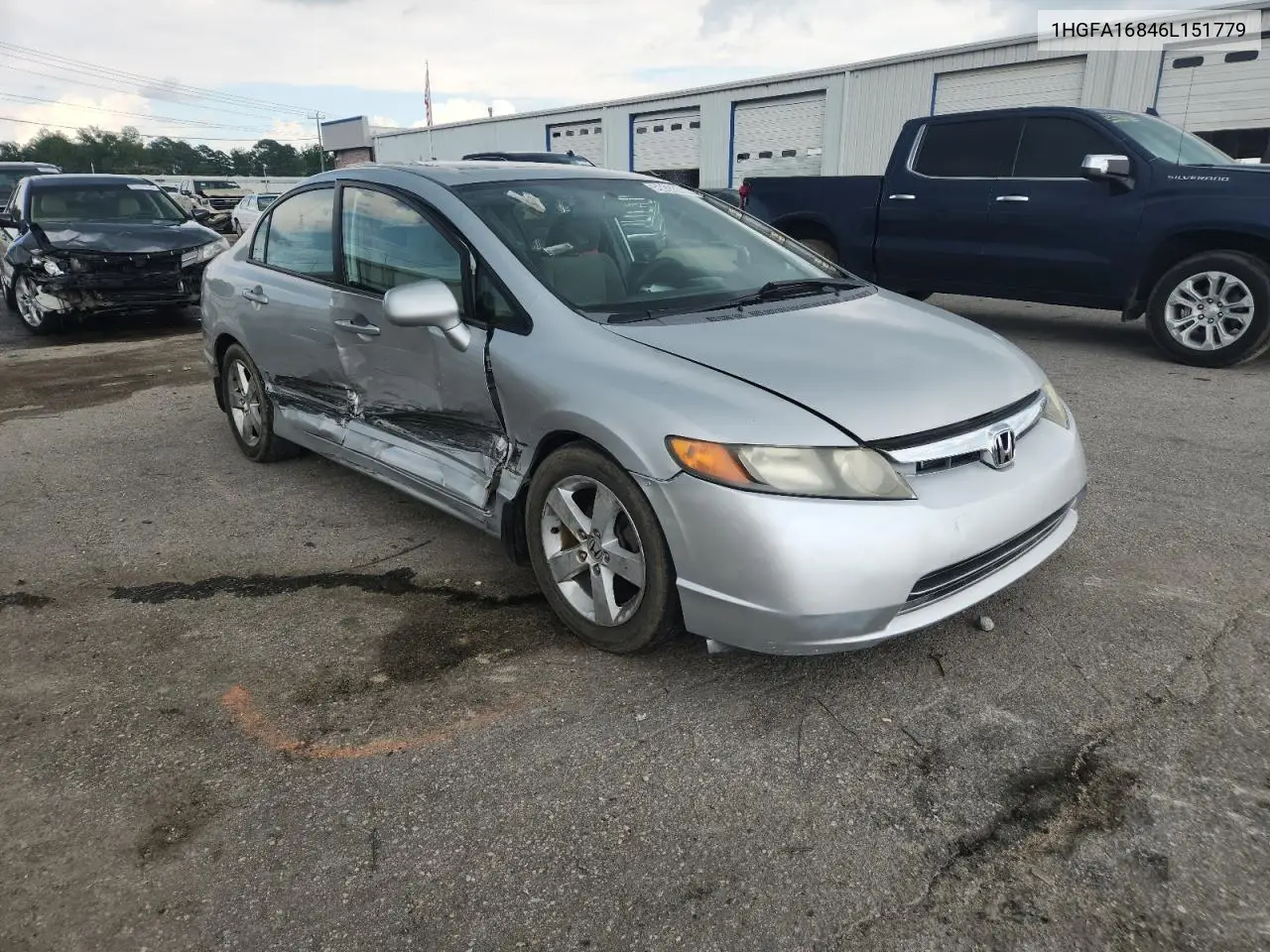 2006 Honda Civic Ex VIN: 1HGFA16846L151779 Lot: 62922675