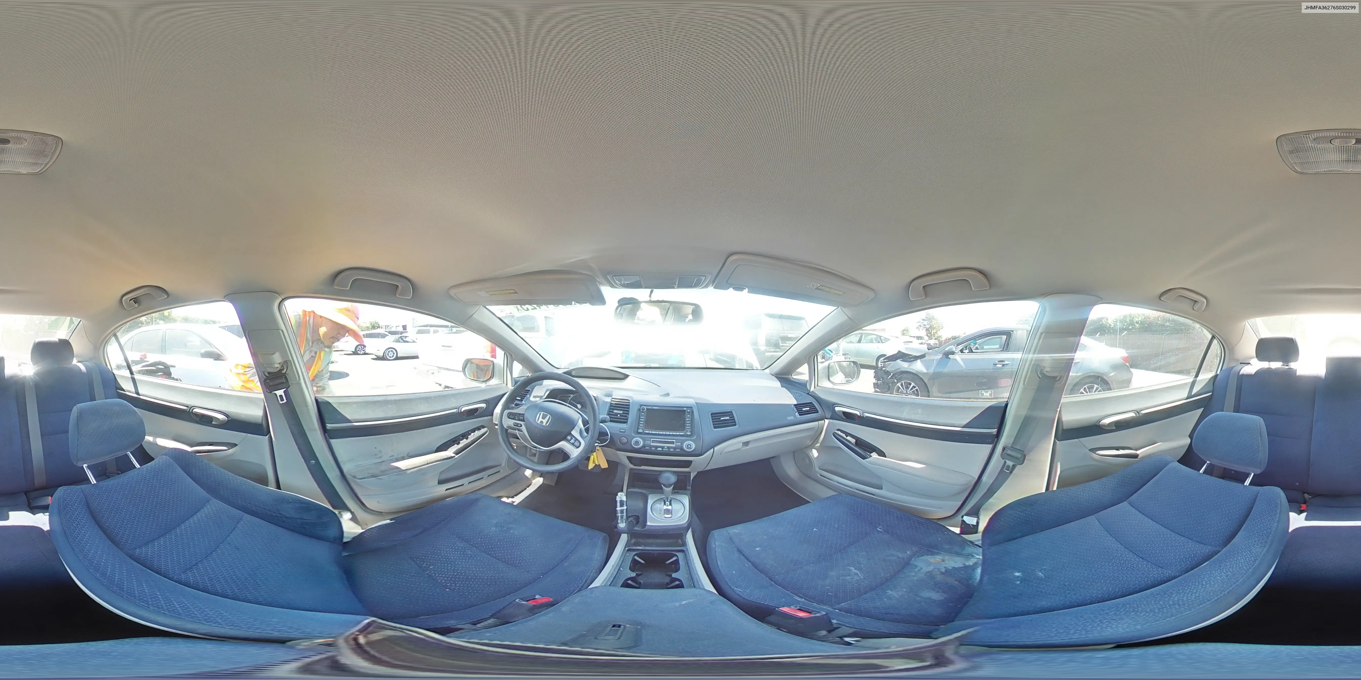 2006 Honda Civic Hybrid VIN: JHMFA36276S030299 Lot: 62934425