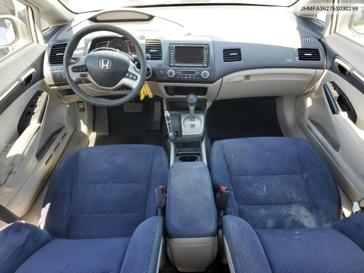 2006 Honda Civic Hybrid VIN: JHMFA36276S030299 Lot: 62934425