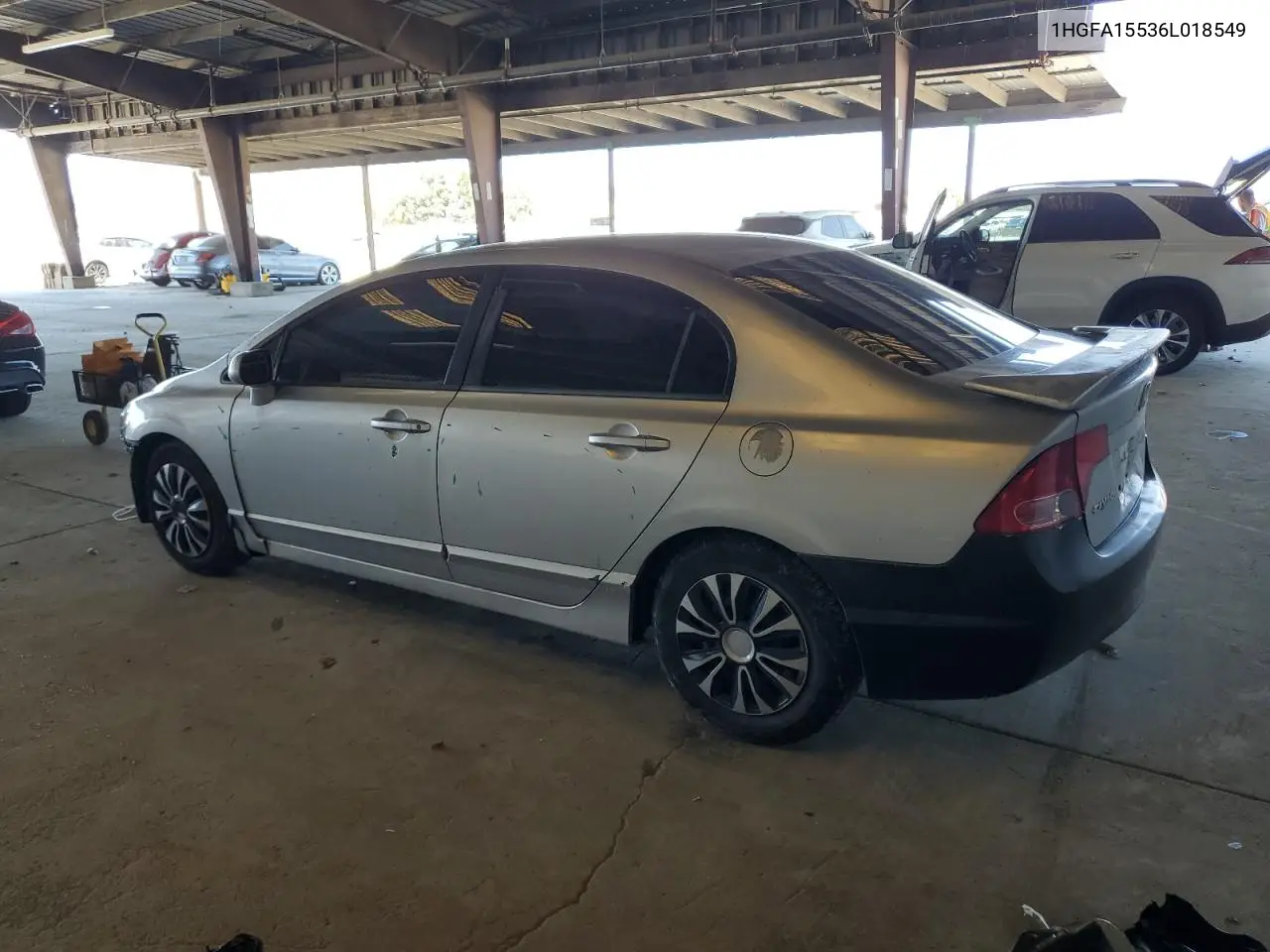 2006 Honda Civic Lx VIN: 1HGFA15536L018549 Lot: 63061795
