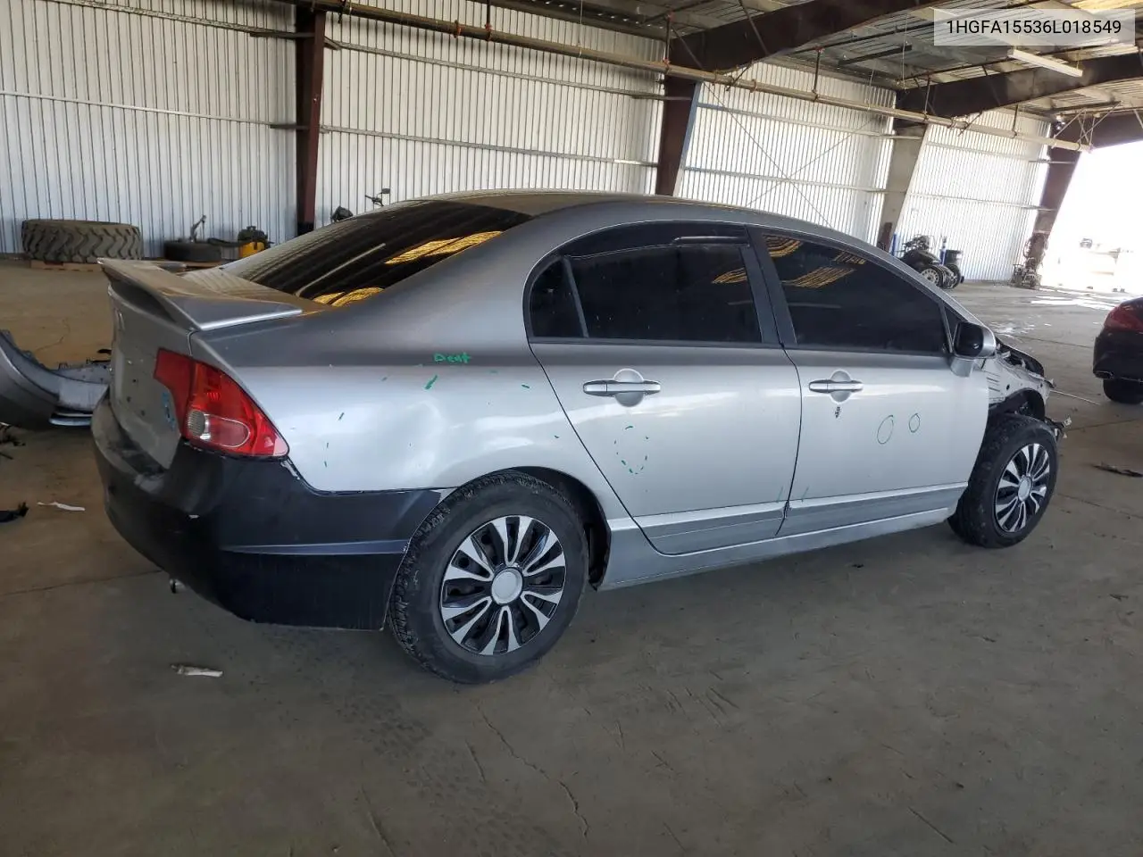 2006 Honda Civic Lx VIN: 1HGFA15536L018549 Lot: 63061795