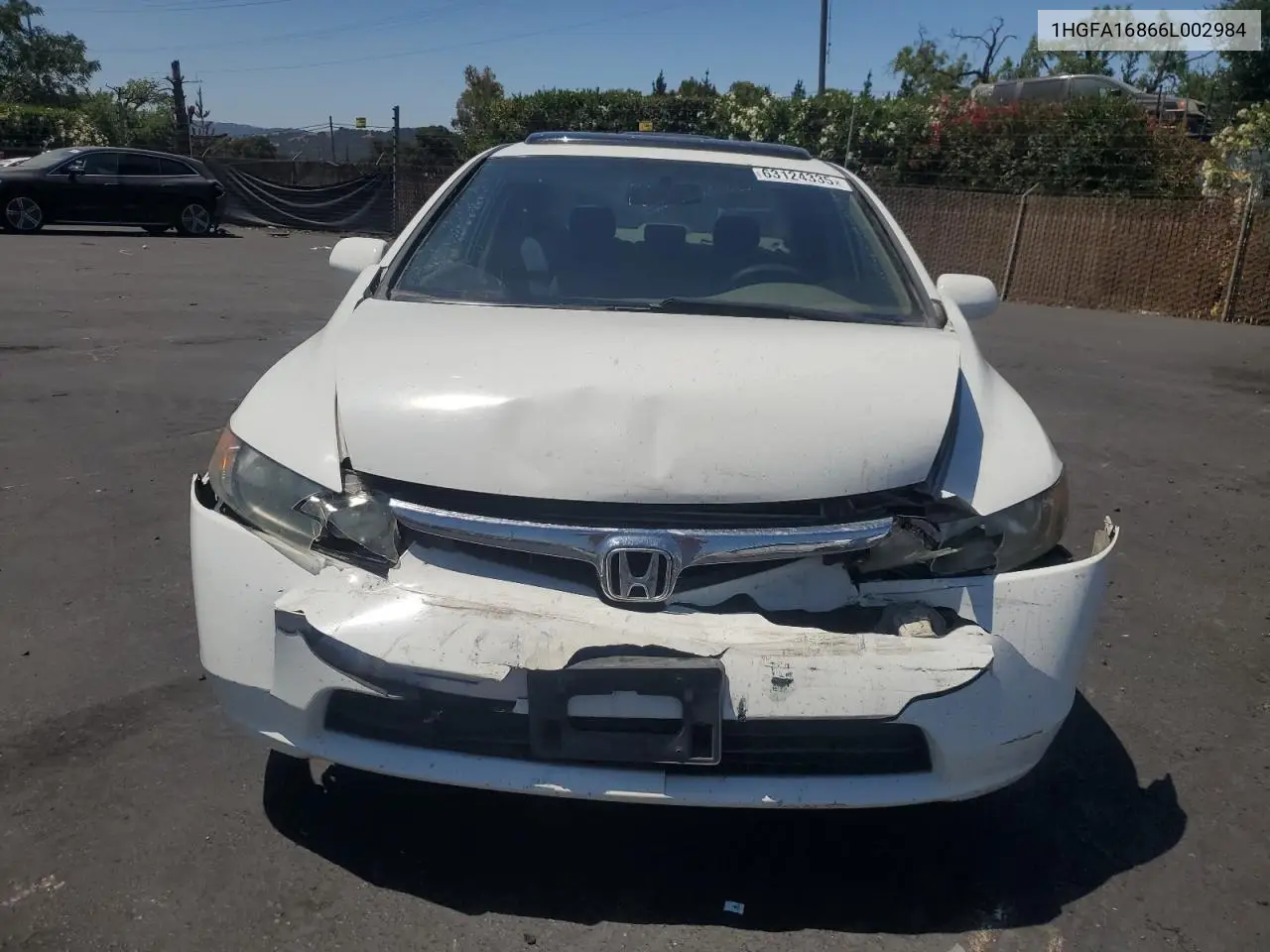 2006 Honda Civic Ex VIN: 1HGFA16866L002984 Lot: 63124335