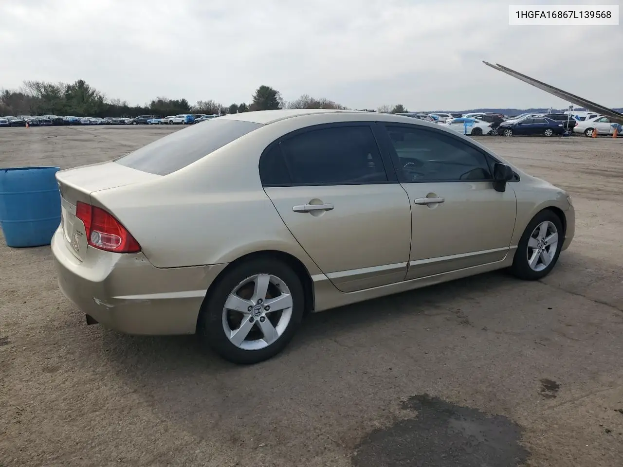 2007 Honda Civic Ex VIN: 1HGFA16867L139568 Lot: 50021355