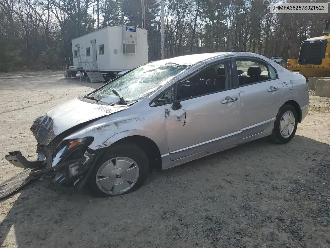 2007 Honda Civic Hybrid VIN: JHMFA36257S021523 Lot: 53491165