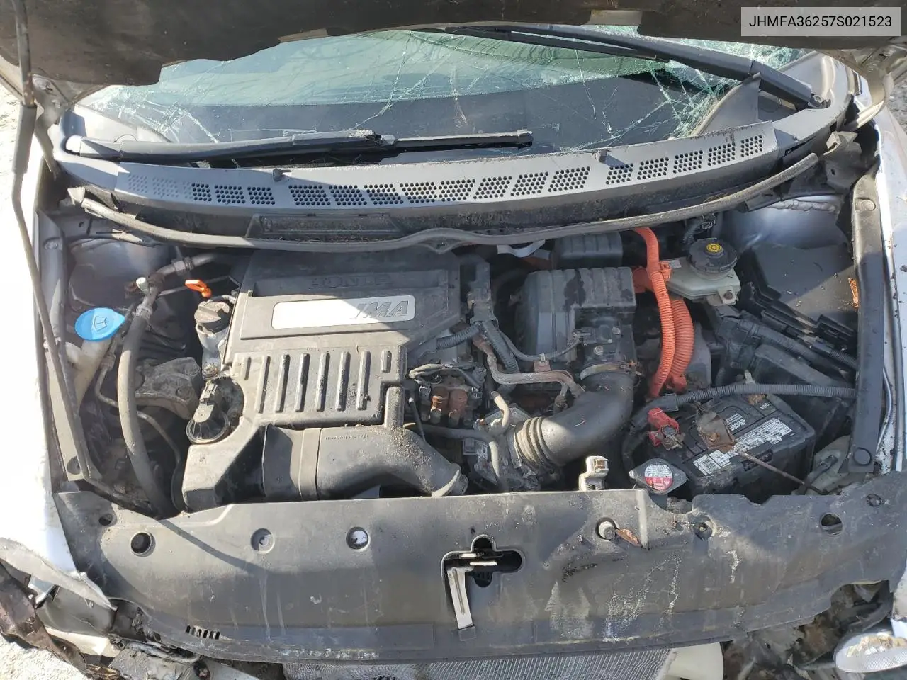 2007 Honda Civic Hybrid VIN: JHMFA36257S021523 Lot: 53491165