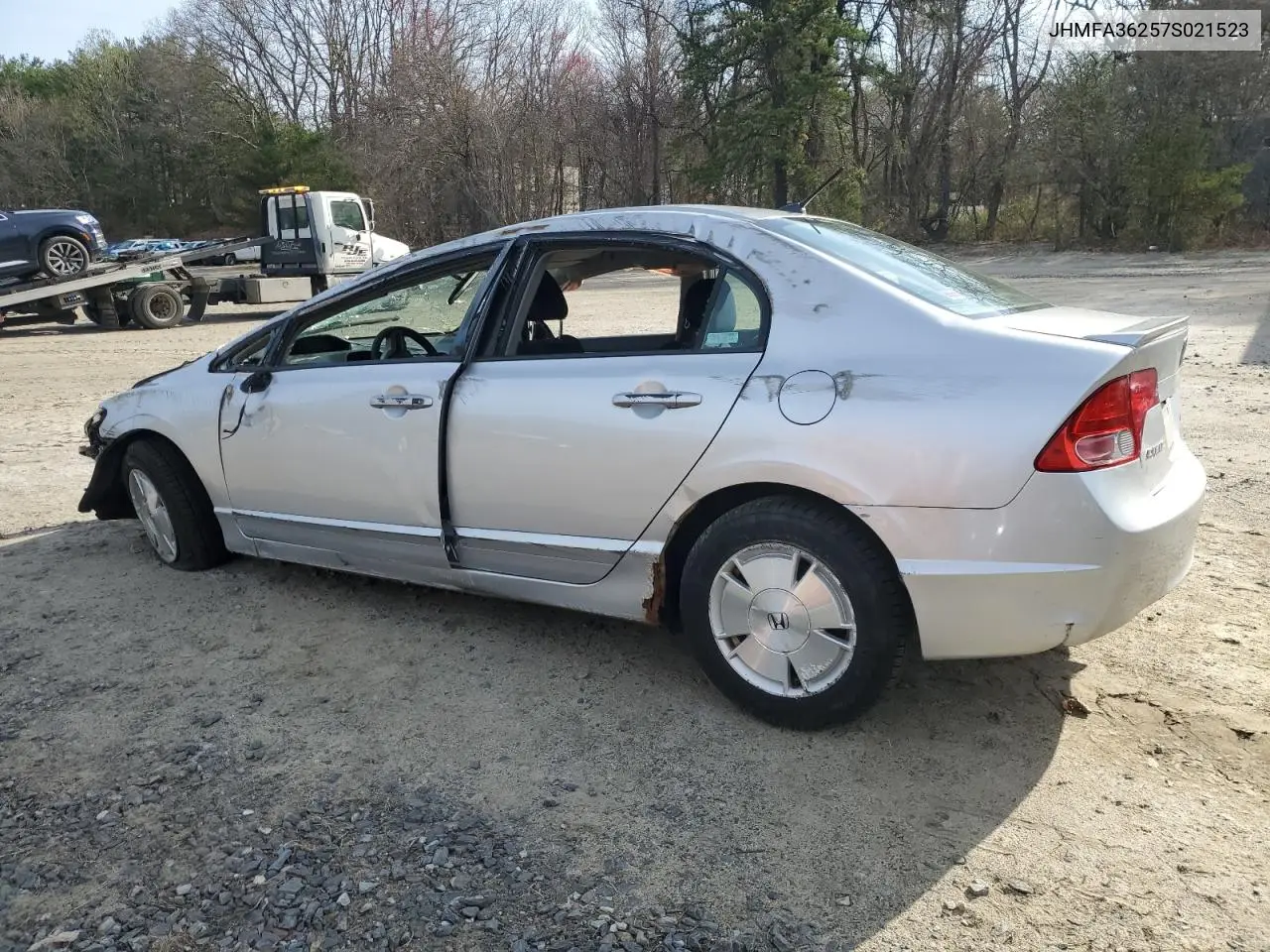 2007 Honda Civic Hybrid VIN: JHMFA36257S021523 Lot: 53491165