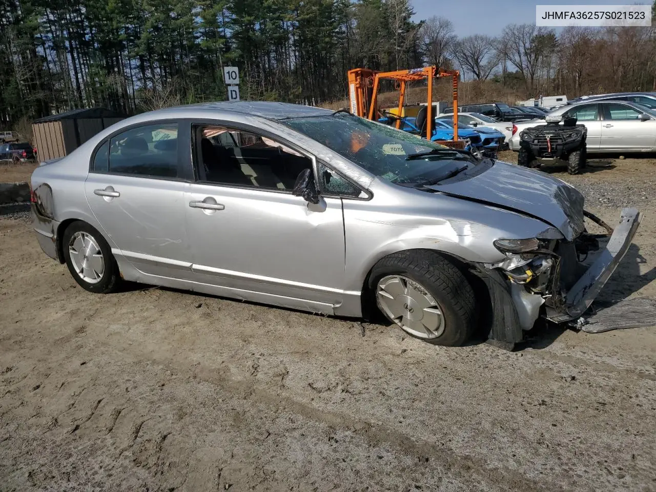 2007 Honda Civic Hybrid VIN: JHMFA36257S021523 Lot: 53491165