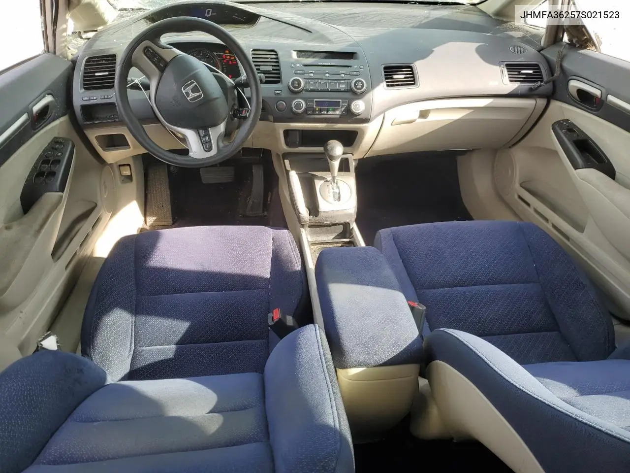 2007 Honda Civic Hybrid VIN: JHMFA36257S021523 Lot: 53491165