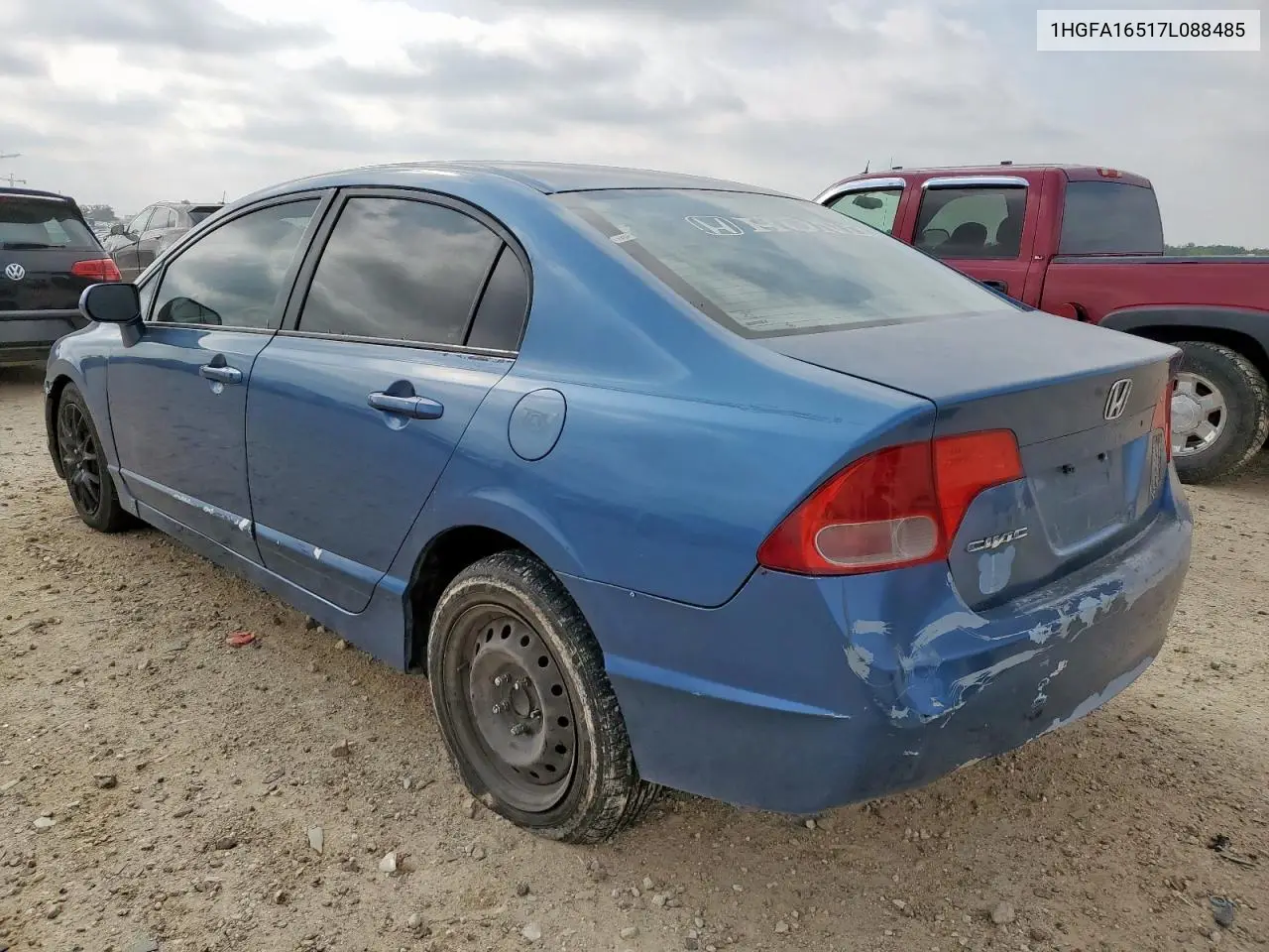 2007 Honda Civic Lx VIN: 1HGFA16517L088485 Lot: 56376755