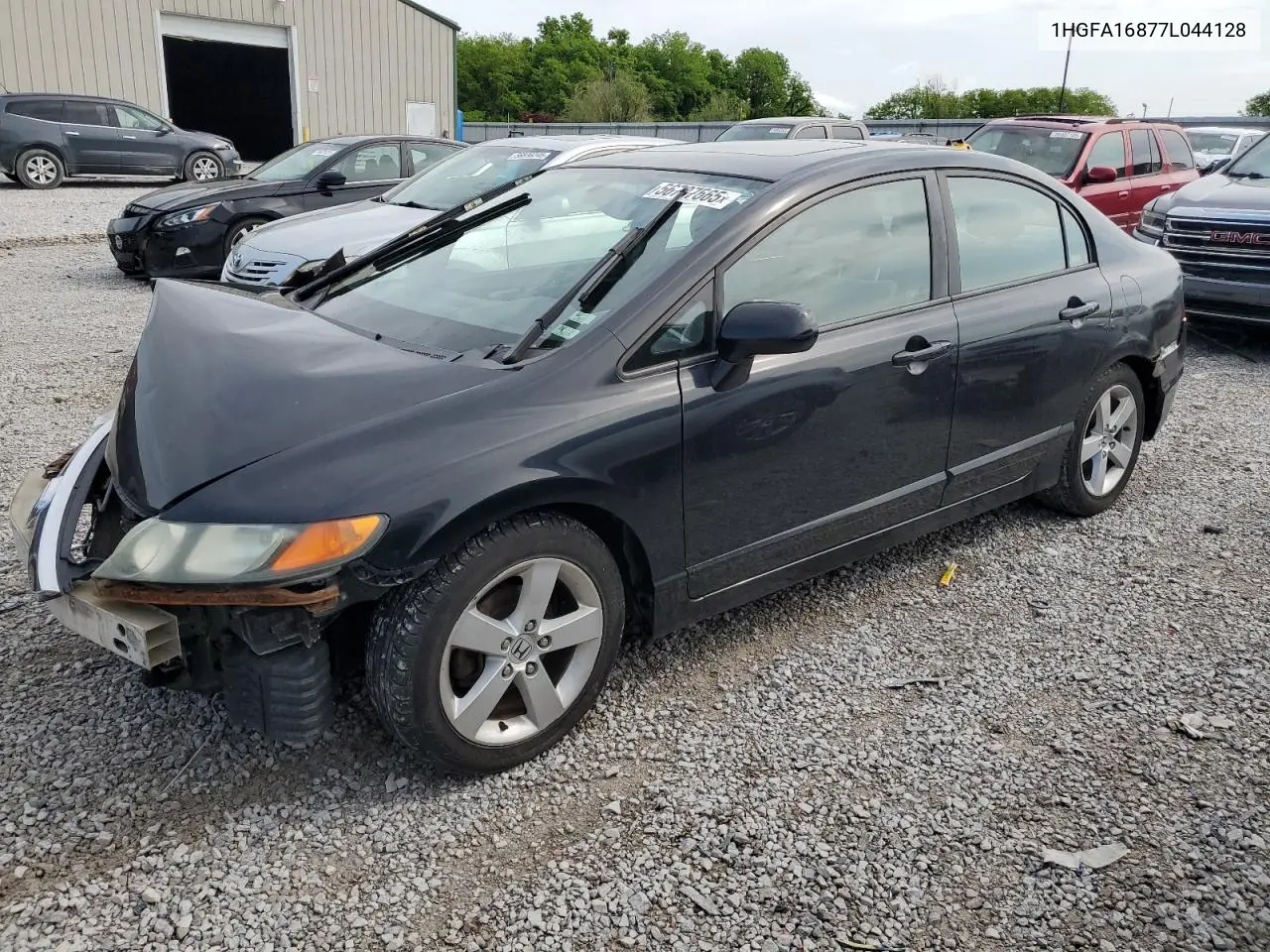 2007 Honda Civic Ex VIN: 1HGFA16877L044128 Lot: 56787565