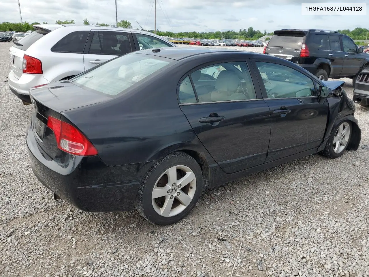 2007 Honda Civic Ex VIN: 1HGFA16877L044128 Lot: 56787565