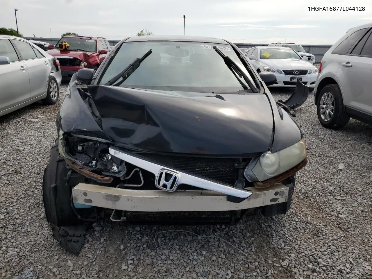 2007 Honda Civic Ex VIN: 1HGFA16877L044128 Lot: 56787565