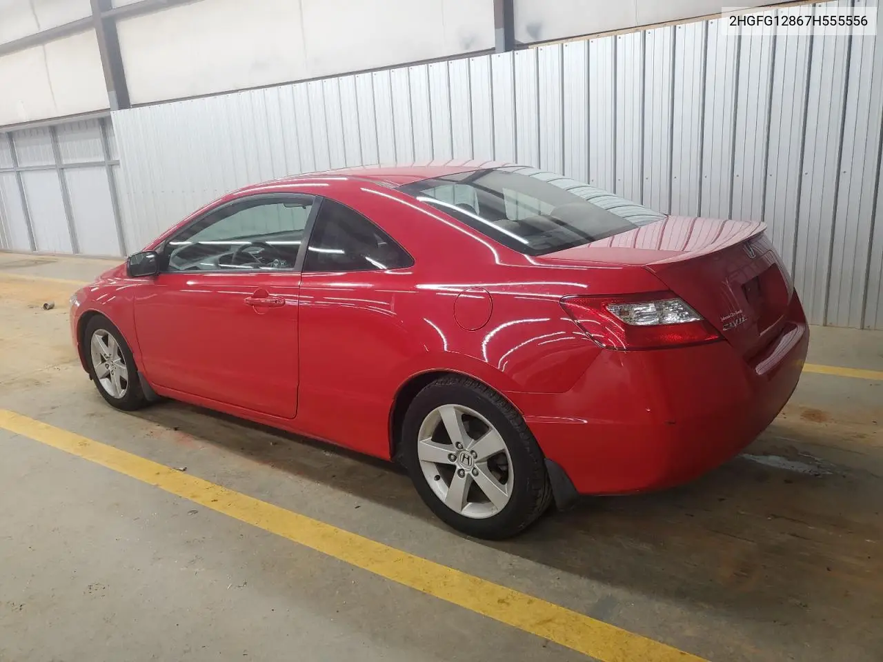 2007 Honda Civic Ex VIN: 2HGFG12867H555556 Lot: 56881075