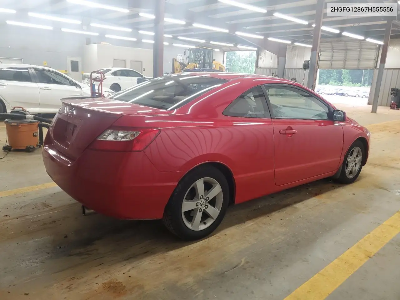 2007 Honda Civic Ex VIN: 2HGFG12867H555556 Lot: 56881075