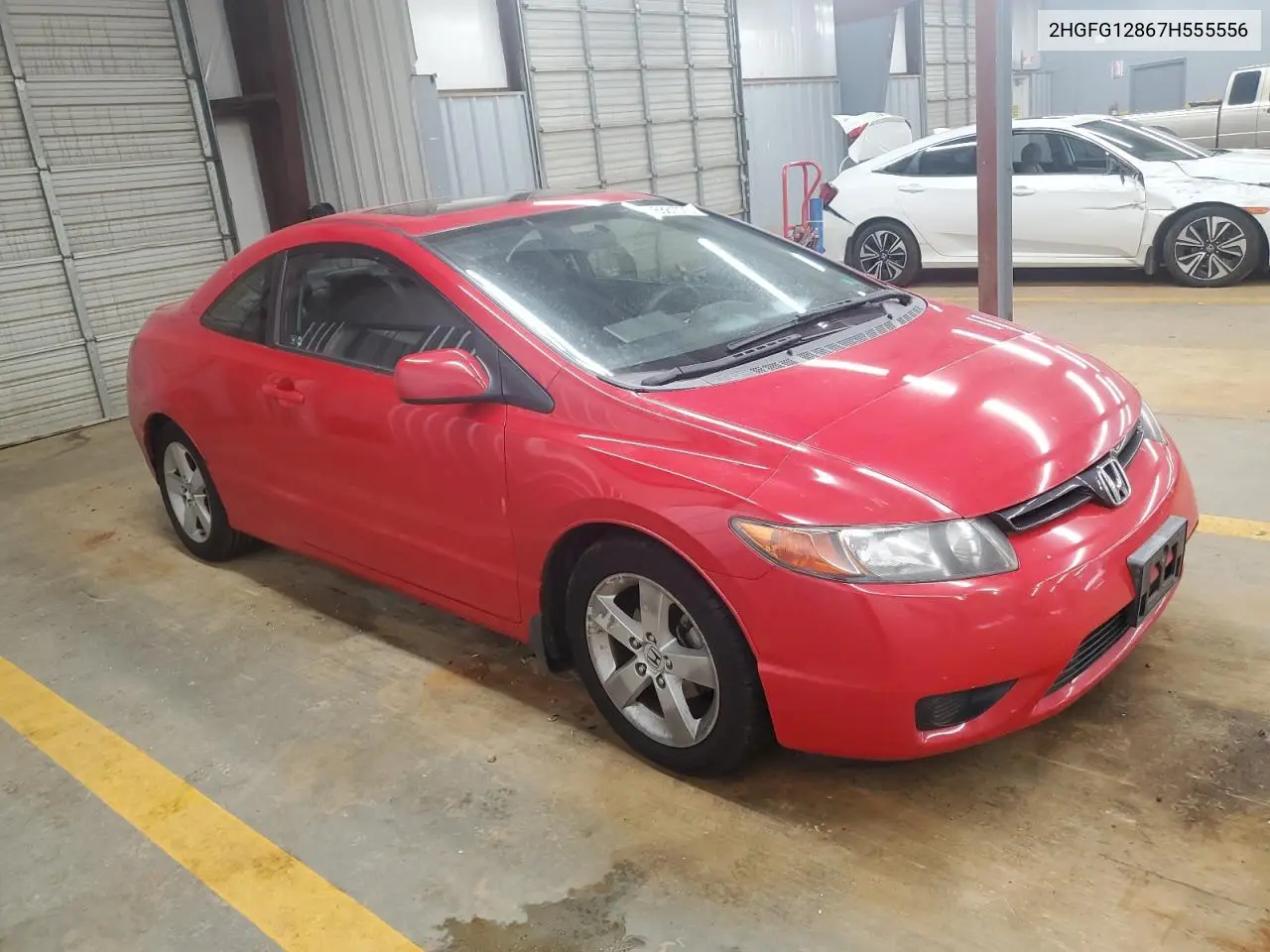 2007 Honda Civic Ex VIN: 2HGFG12867H555556 Lot: 56881075