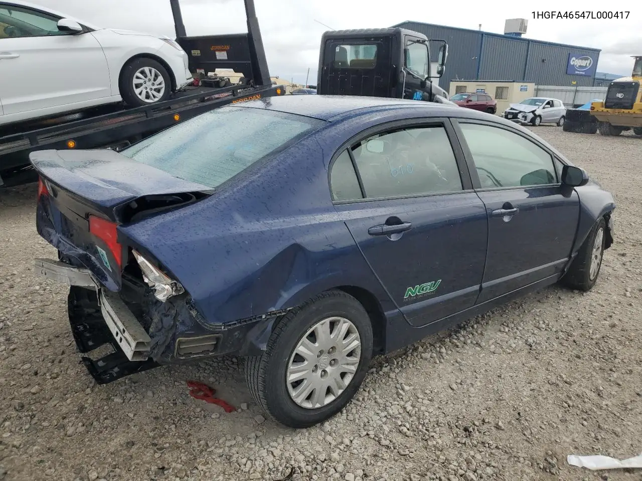 2007 Honda Civic Gx VIN: 1HGFA46547L000417 Lot: 56949035
