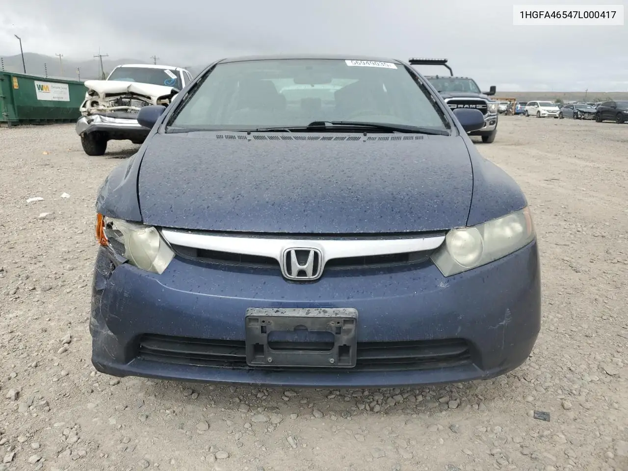 2007 Honda Civic Gx VIN: 1HGFA46547L000417 Lot: 56949035