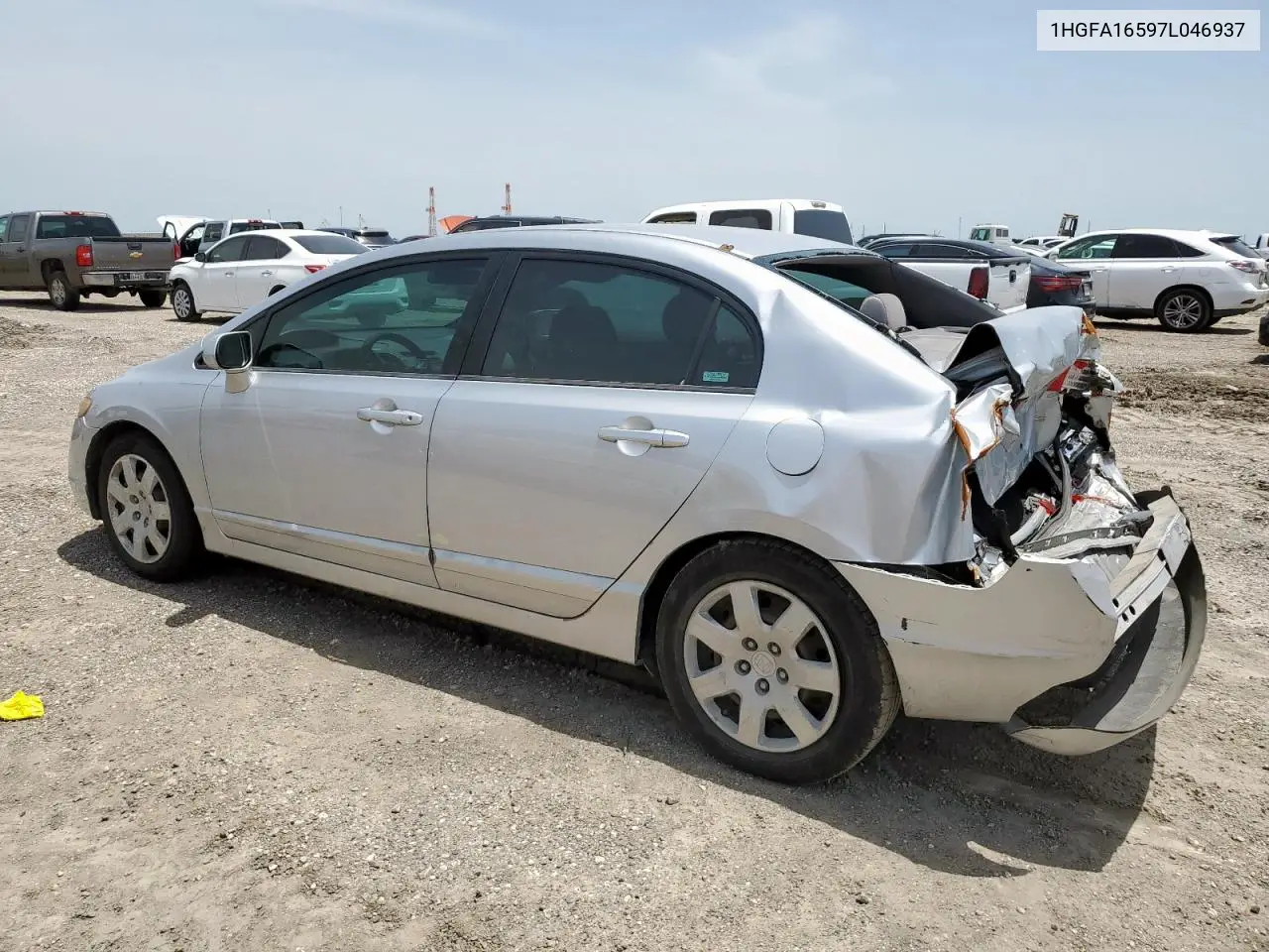 2007 Honda Civic Lx VIN: 1HGFA16597L046937 Lot: 57030915