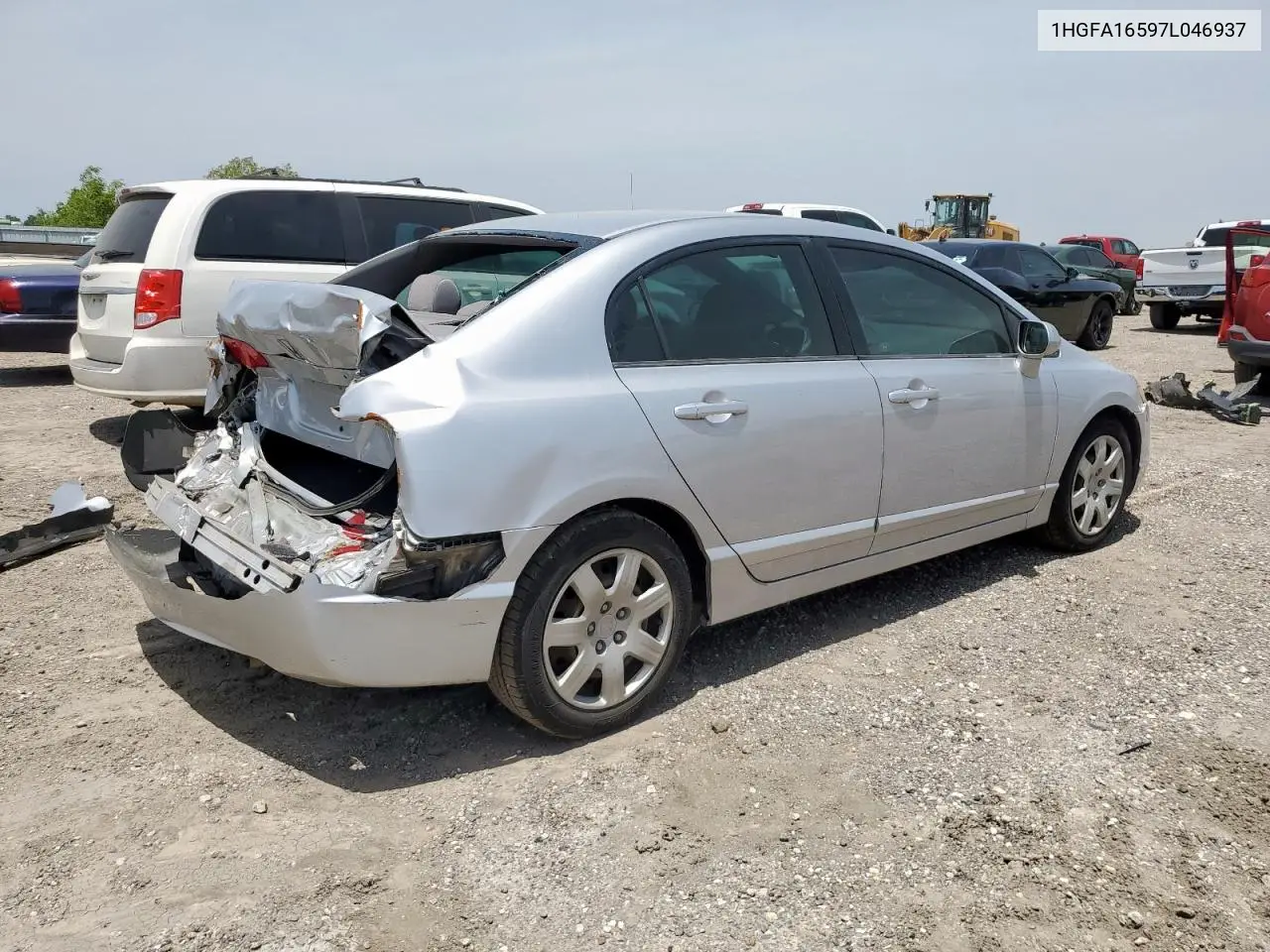 2007 Honda Civic Lx VIN: 1HGFA16597L046937 Lot: 57030915