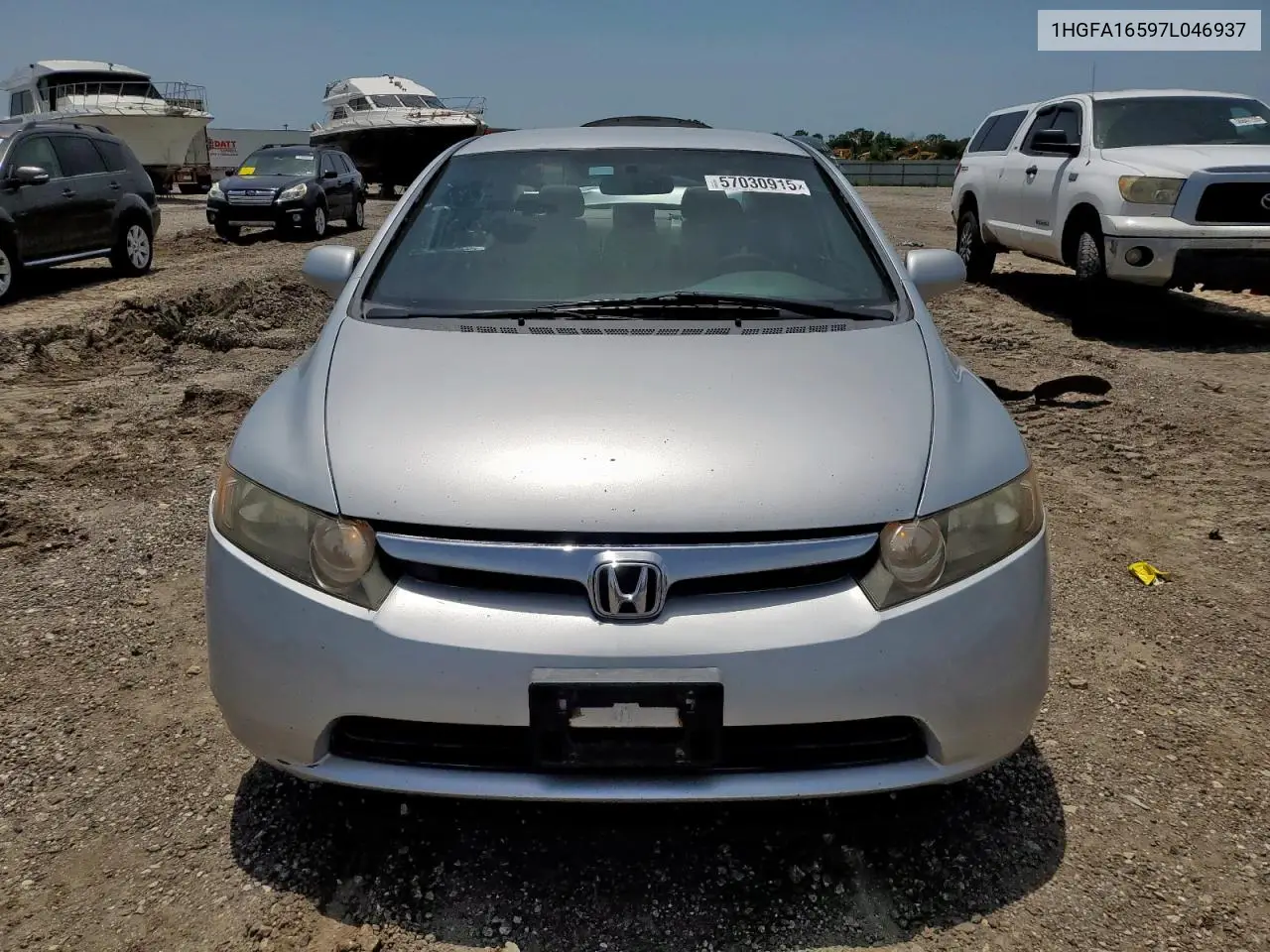 2007 Honda Civic Lx VIN: 1HGFA16597L046937 Lot: 57030915