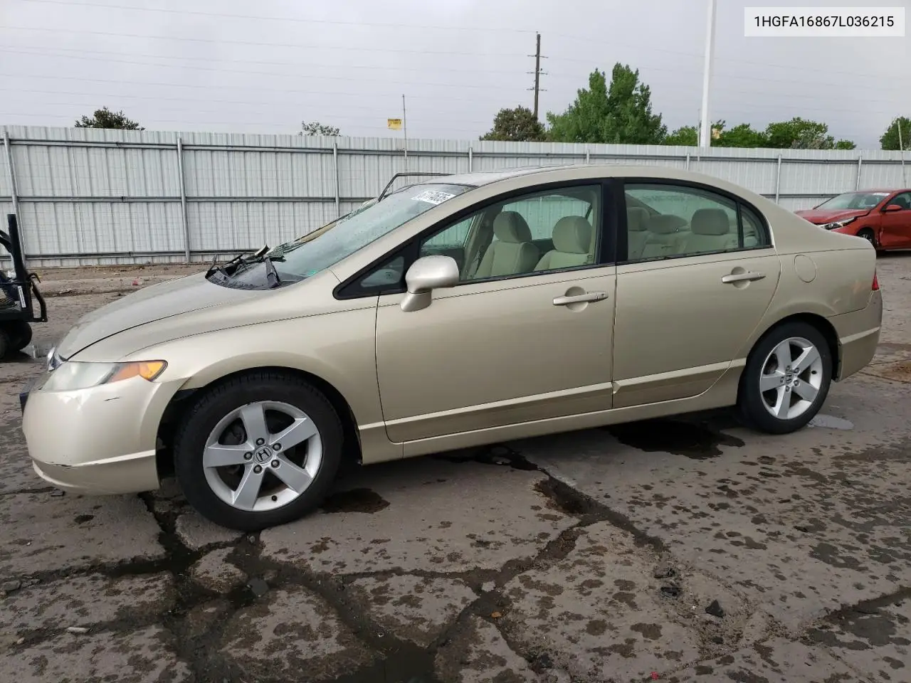 2007 Honda Civic Ex VIN: 1HGFA16867L036215 Lot: 57174635