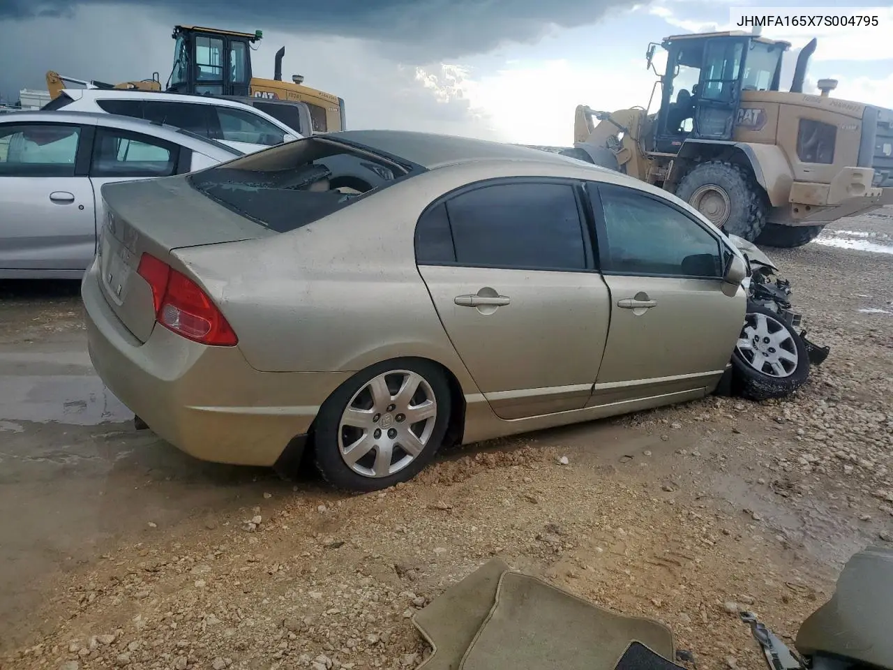 2007 Honda Civic Lx VIN: JHMFA165X7S004795 Lot: 62289535