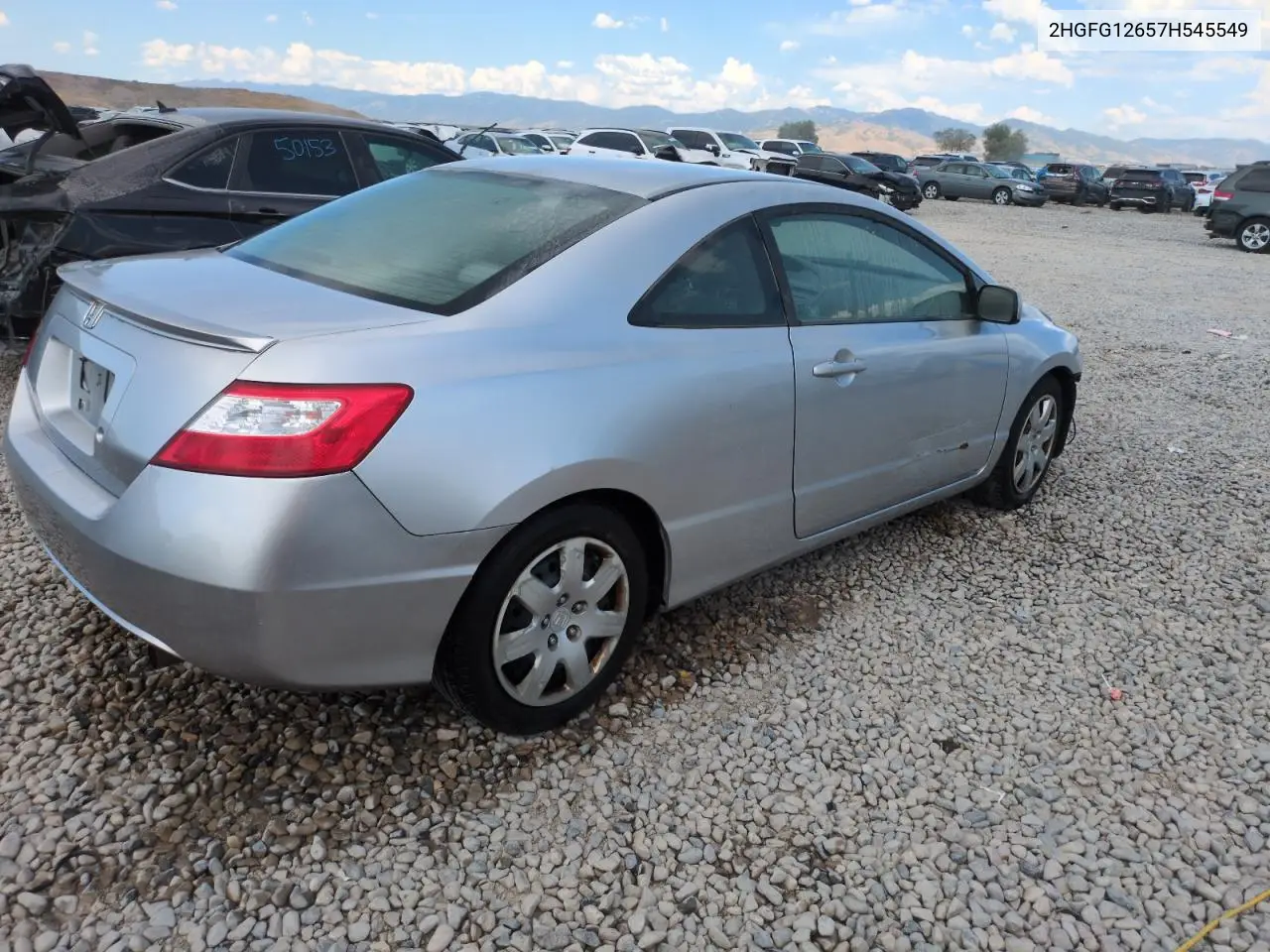 2007 Honda Civic Lx VIN: 2HGFG12657H545549 Lot: 62398885