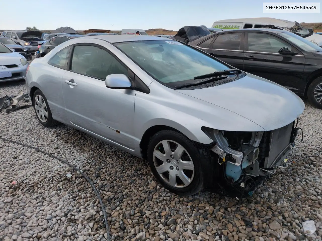 2007 Honda Civic Lx VIN: 2HGFG12657H545549 Lot: 62398885