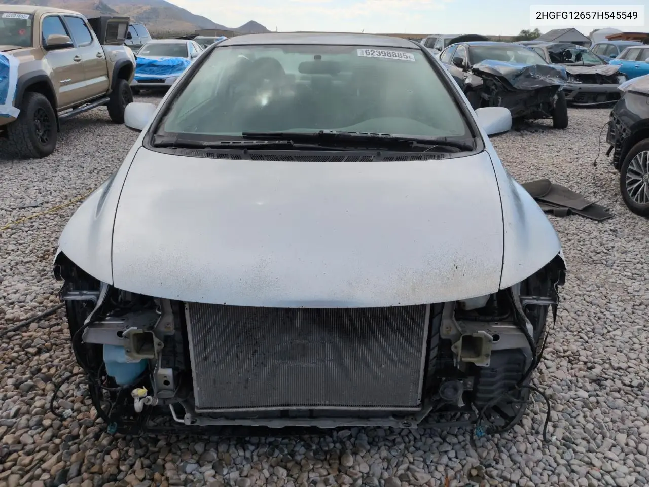 2007 Honda Civic Lx VIN: 2HGFG12657H545549 Lot: 62398885