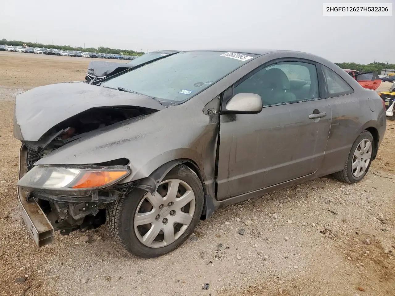 2007 Honda Civic Lx VIN: 2HGFG12627H532306 Lot: 62662065