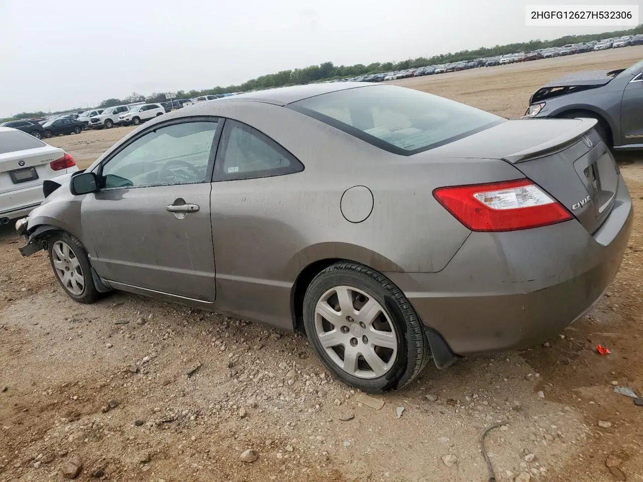 2007 Honda Civic Lx VIN: 2HGFG12627H532306 Lot: 62662065