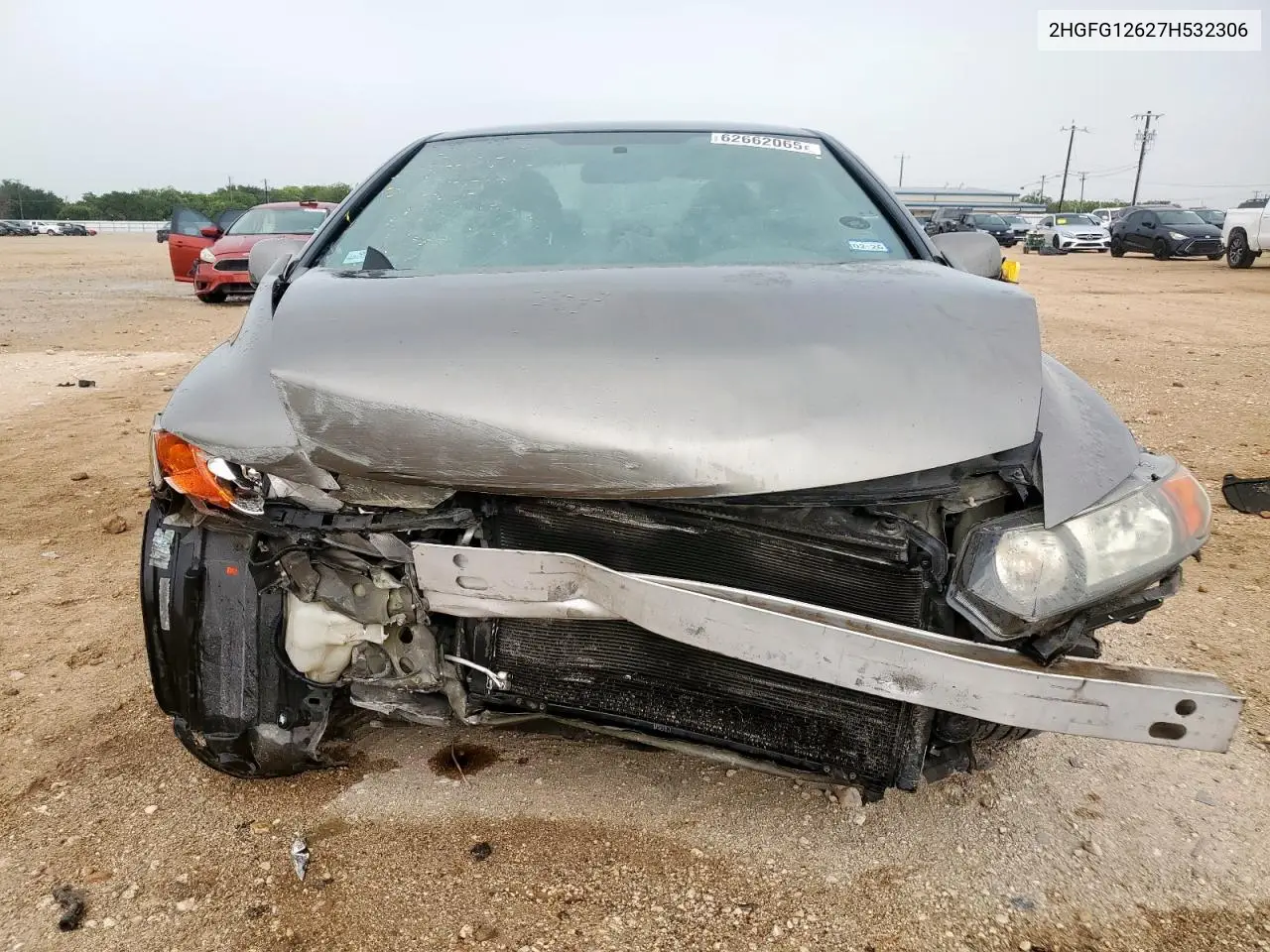 2007 Honda Civic Lx VIN: 2HGFG12627H532306 Lot: 62662065