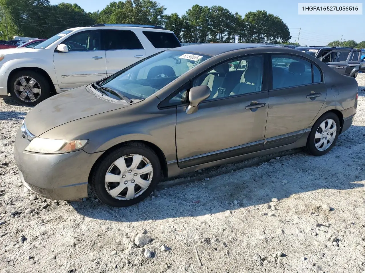 2007 Honda Civic Lx VIN: 1HGFA16527L056516 Lot: 62790865