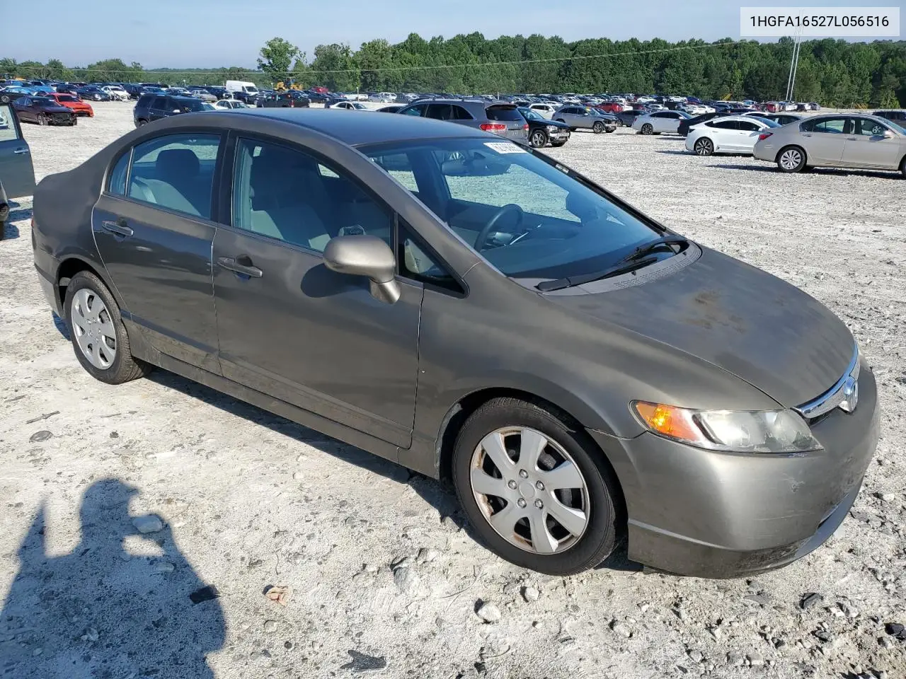 2007 Honda Civic Lx VIN: 1HGFA16527L056516 Lot: 62790865