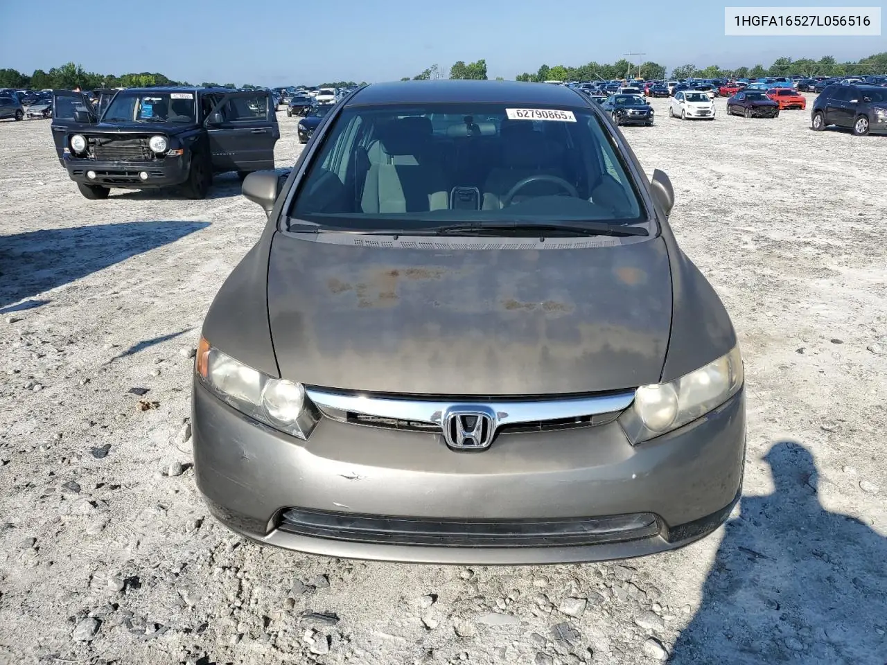 2007 Honda Civic Lx VIN: 1HGFA16527L056516 Lot: 62790865