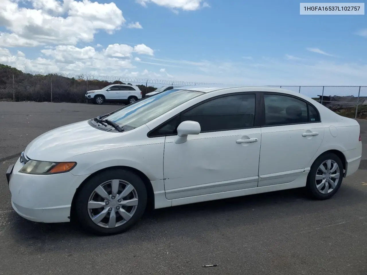 2007 Honda Civic Lx VIN: 1HGFA16537L102757 Lot: 62793625