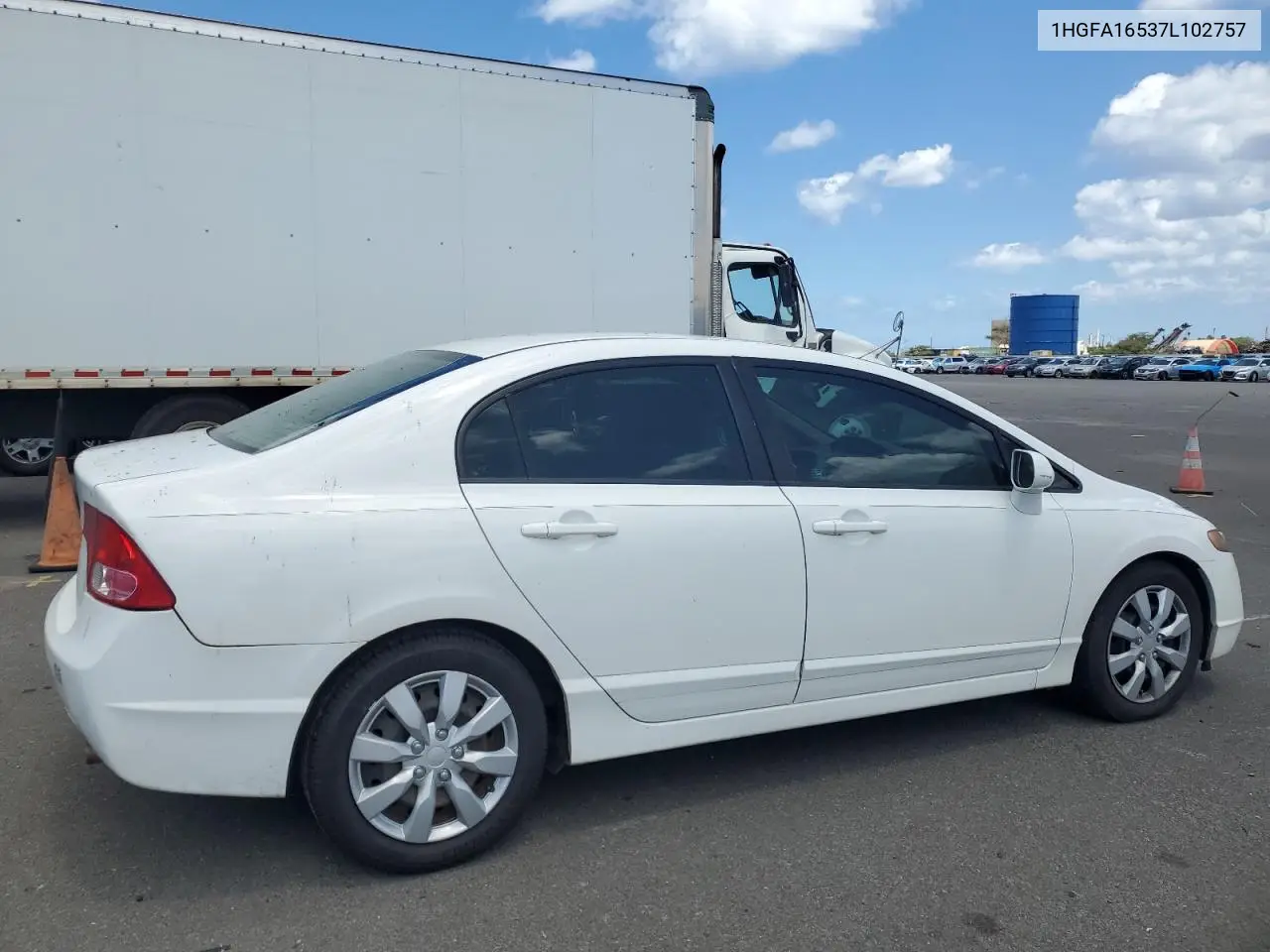 2007 Honda Civic Lx VIN: 1HGFA16537L102757 Lot: 62793625