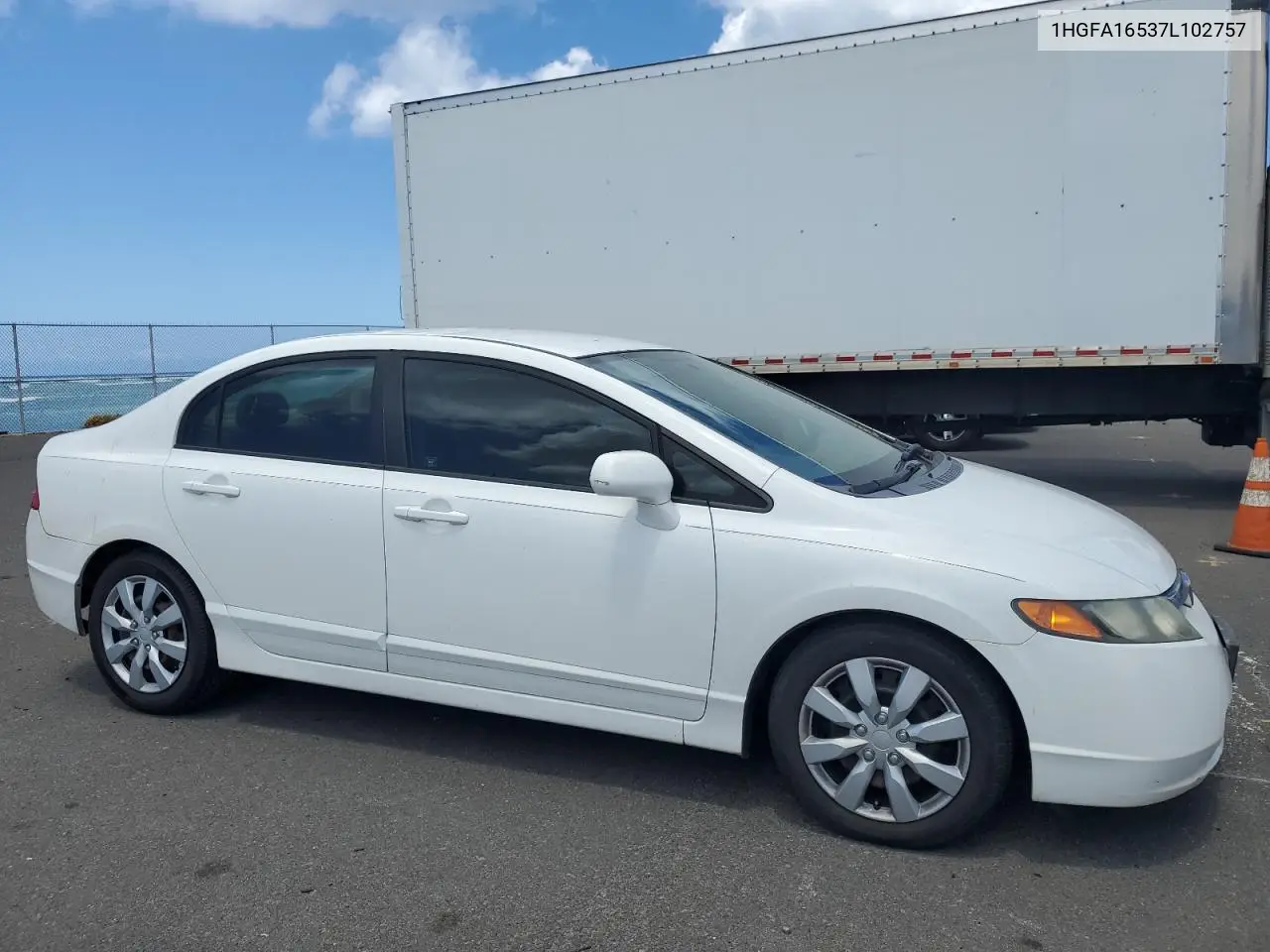 2007 Honda Civic Lx VIN: 1HGFA16537L102757 Lot: 62793625