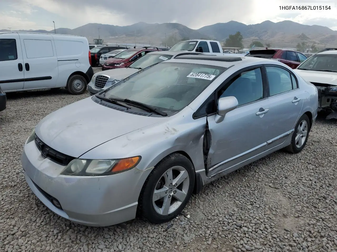 2007 Honda Civic Ex VIN: 1HGFA16867L015154 Lot: 62841775